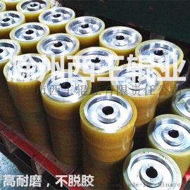 電鍍生產(chǎn)設備廠專用天車聚氨酯材質包膠輪